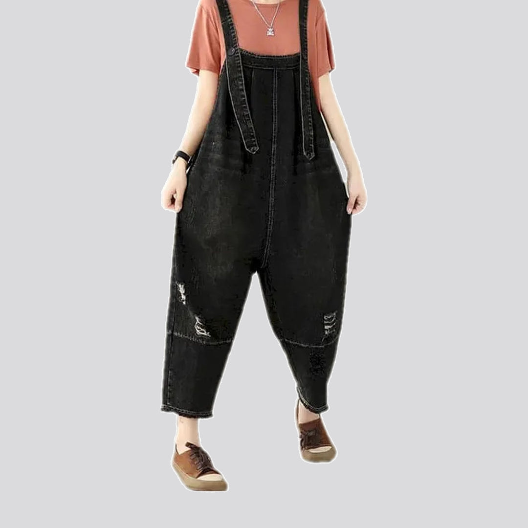 Vintage Ripped Women's Denim Overall | Jeans4you.shop