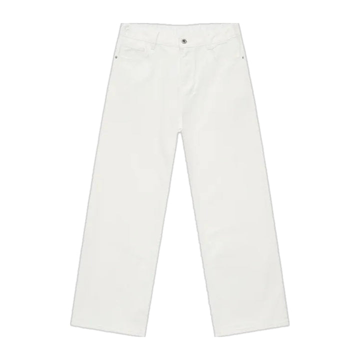 Whiskered Abraded Men's Jeans - White