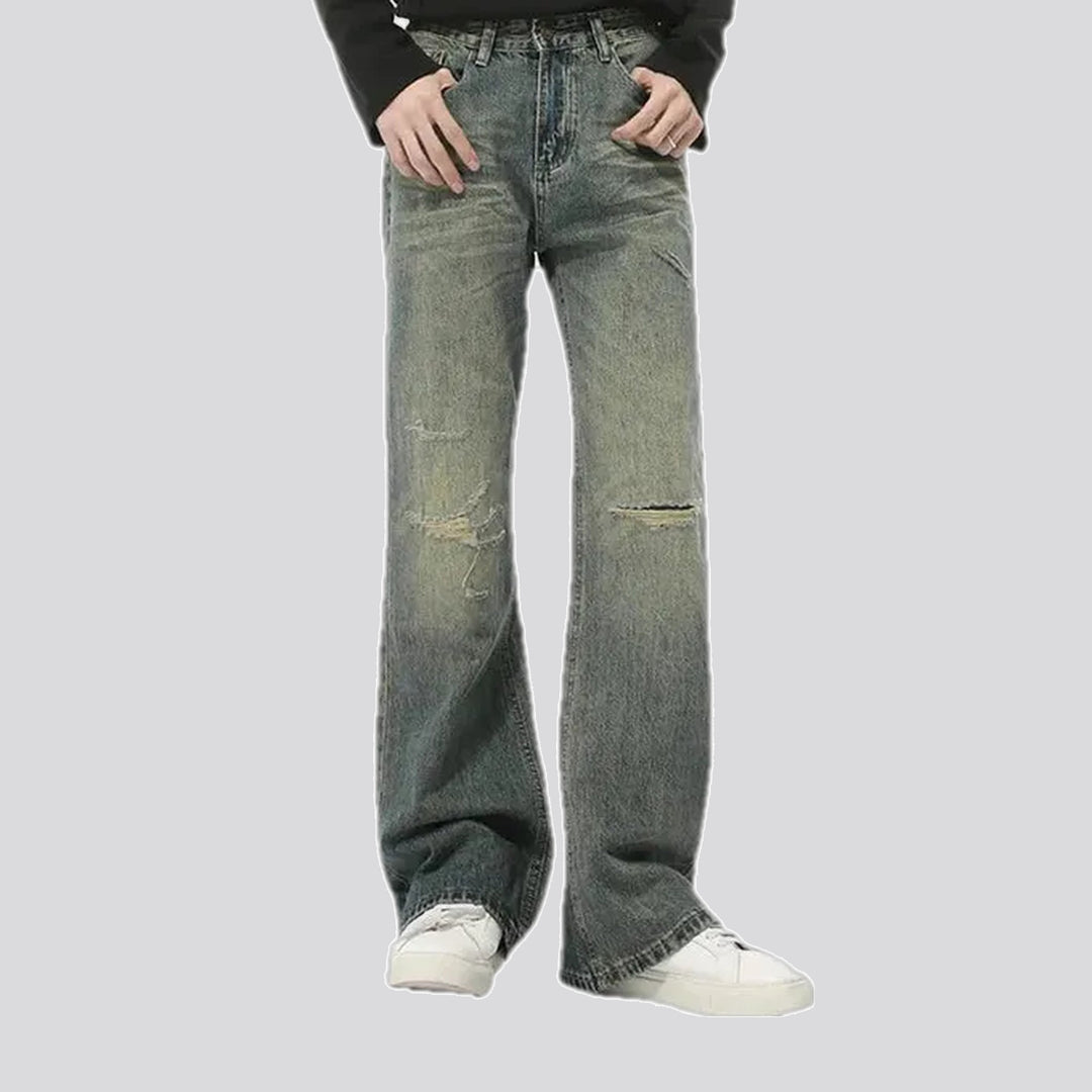 90s Grunge Style Bootcut Men's Jeans | Jeans4you.shop