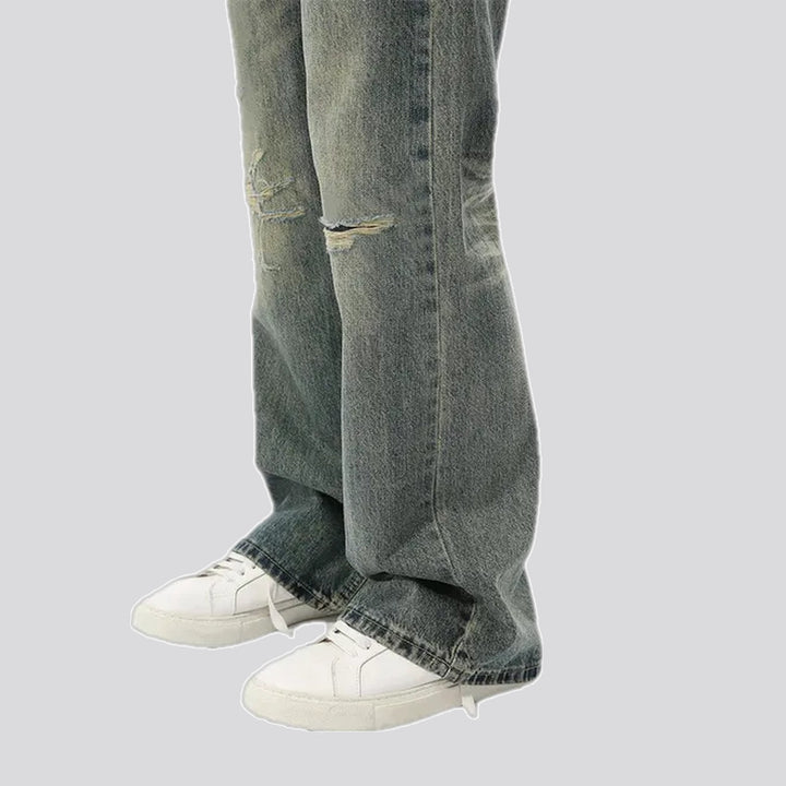 90s grunge style bootcut men's jeans