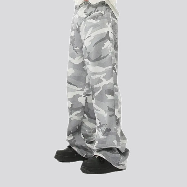 Stylish camo men's jeans