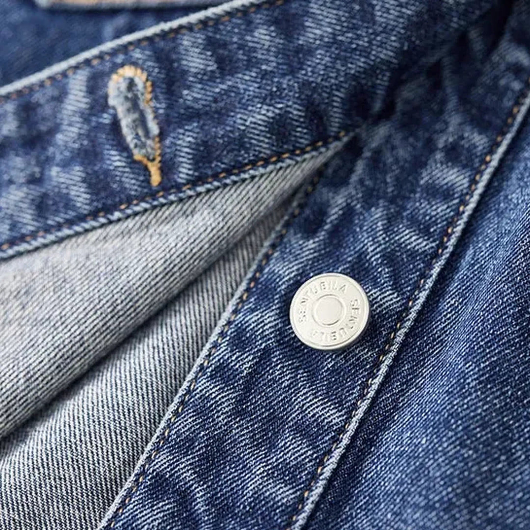 Oversized women's jean jacket