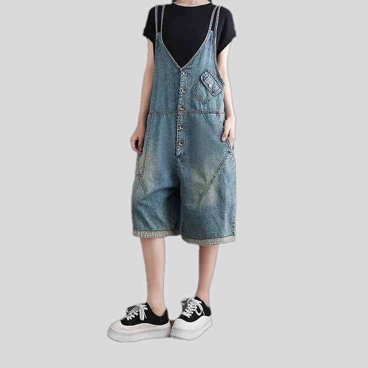 Medium vintage baggy fit women's jeans overall