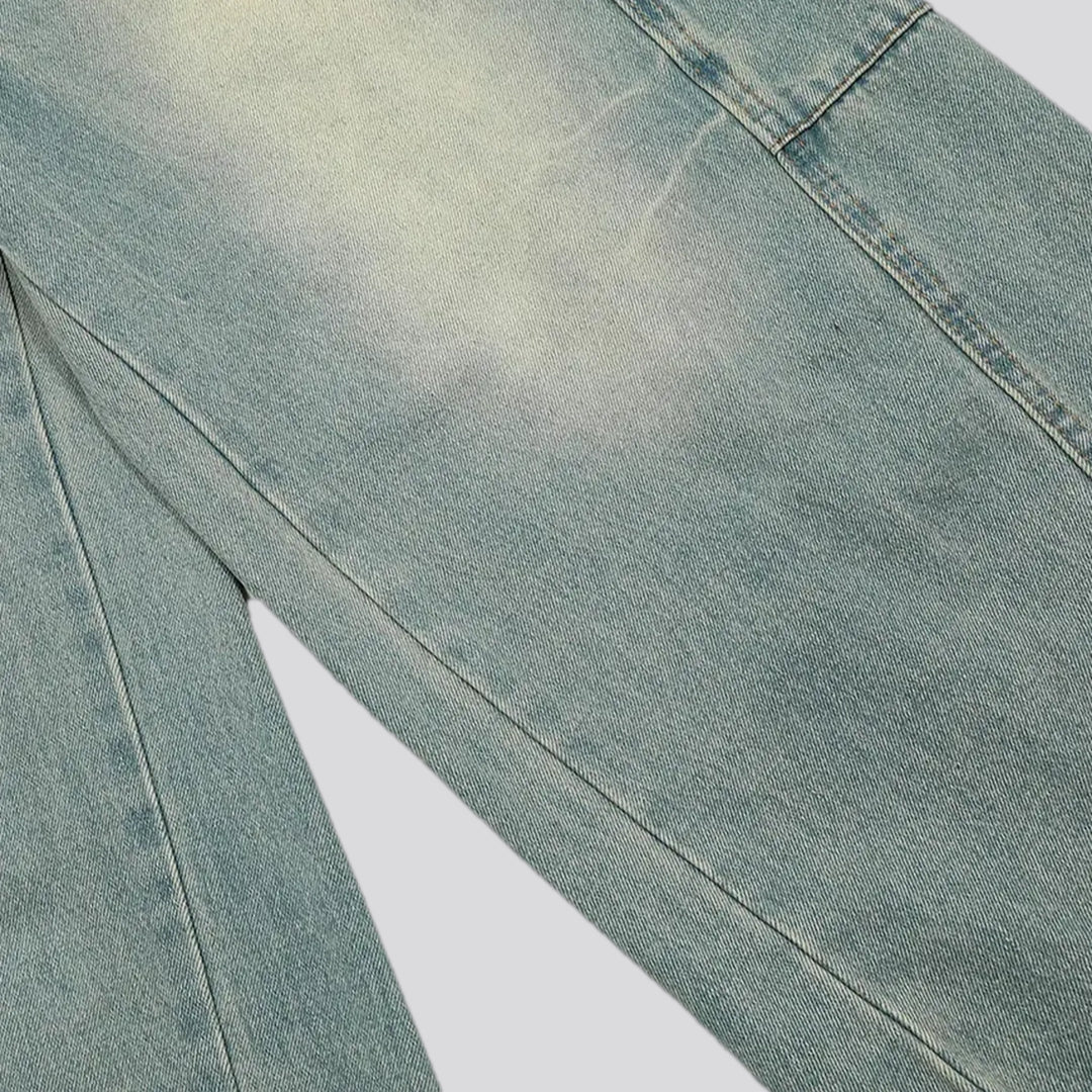 90s style slouchy faded men's jeans