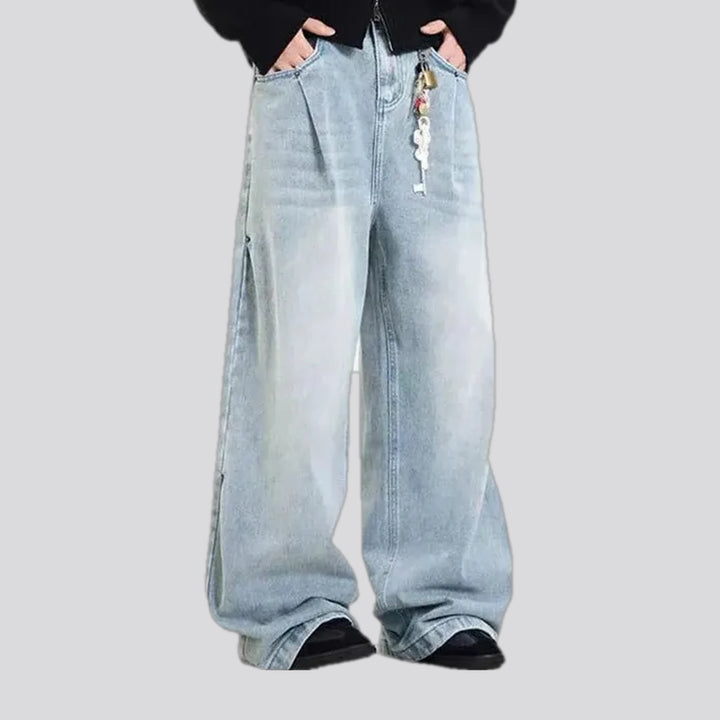 Faded stylish jeans for men