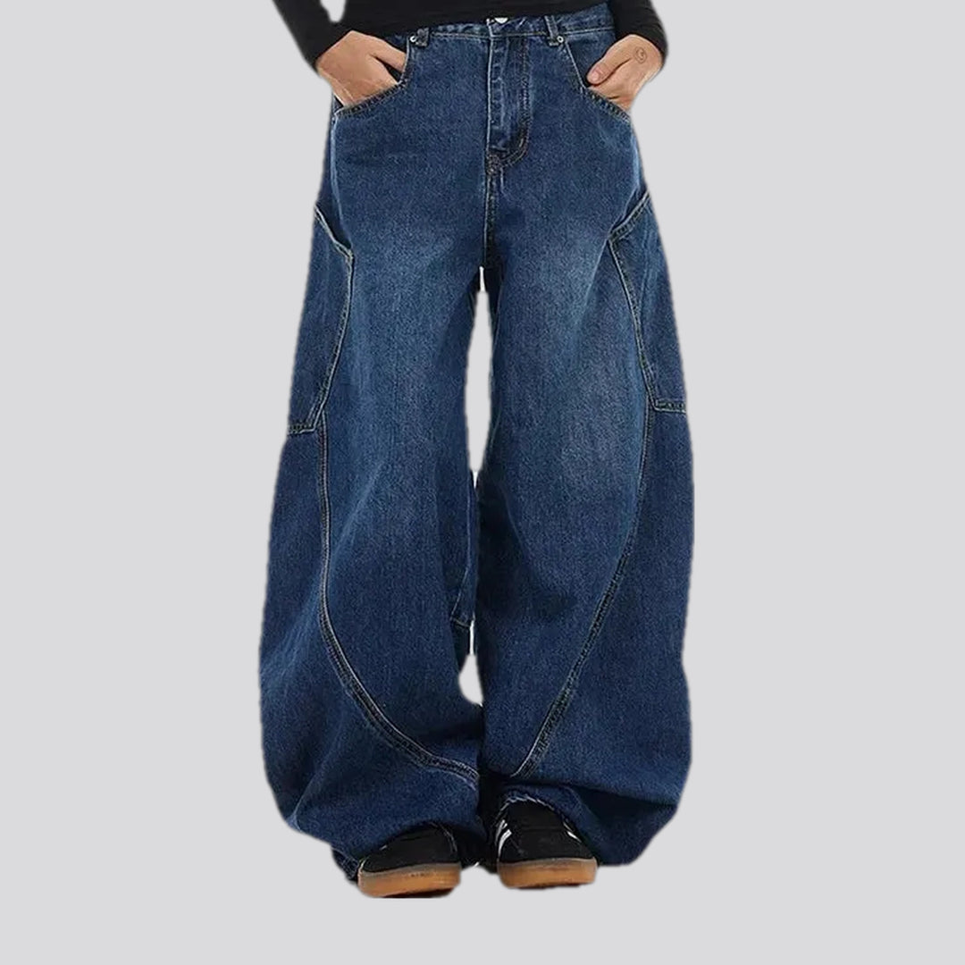 Baggy fit fashion medium men's jeans