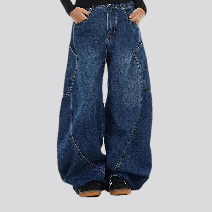 Baggy fit fashion medium men's jeans