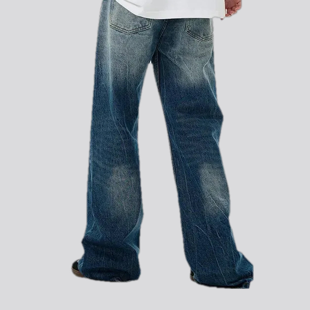 Fashion slouchy men's jeans