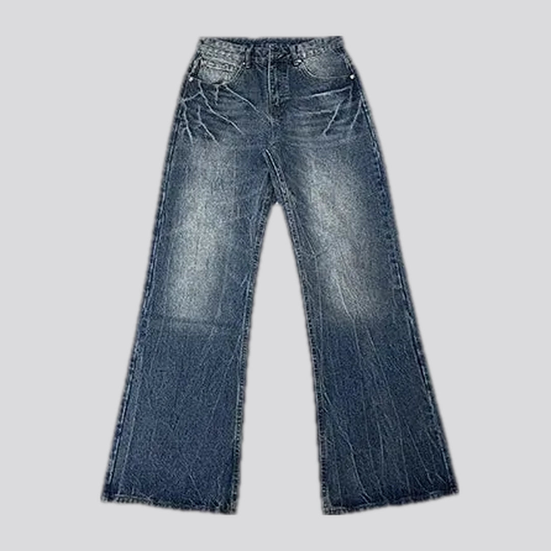 Fashion slouchy men's jeans