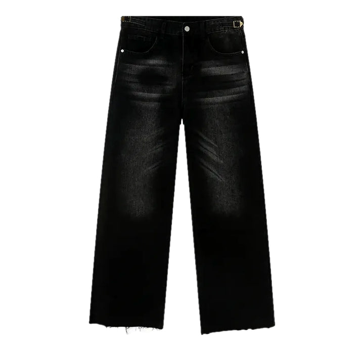 Boho Baggy Over Men's Jeans - Black