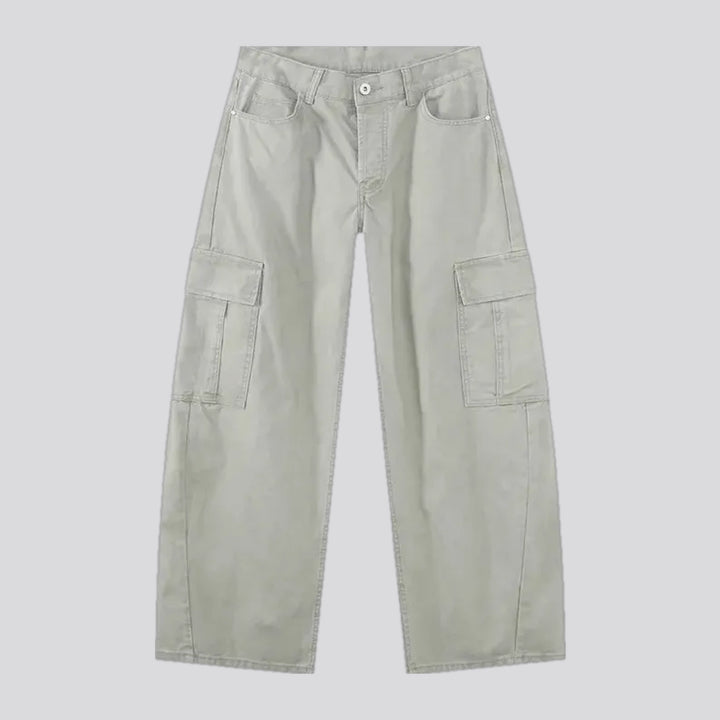 Baggy cargo stylish men's denim pants