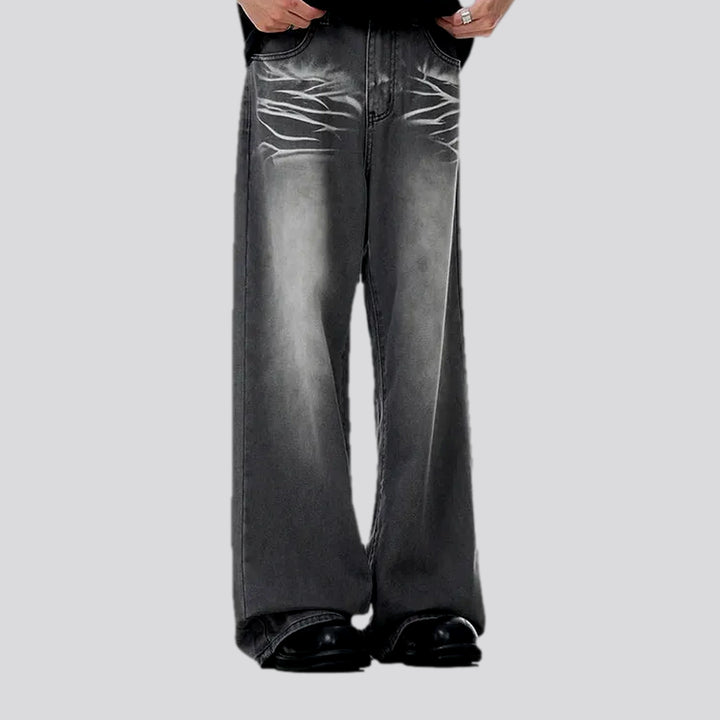 Fashionable colored men's jeans