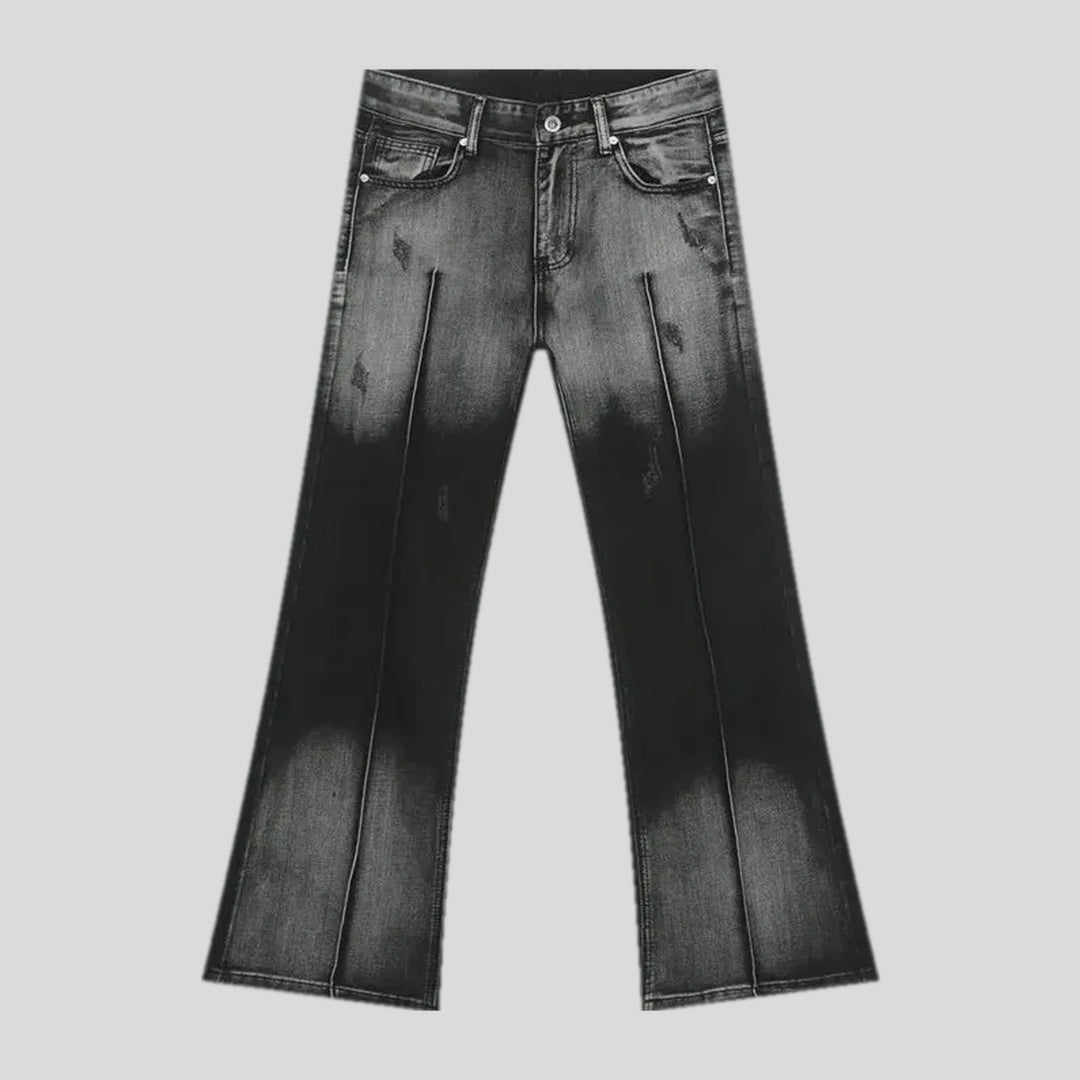 Fashionable vintage bootcut men's jeans