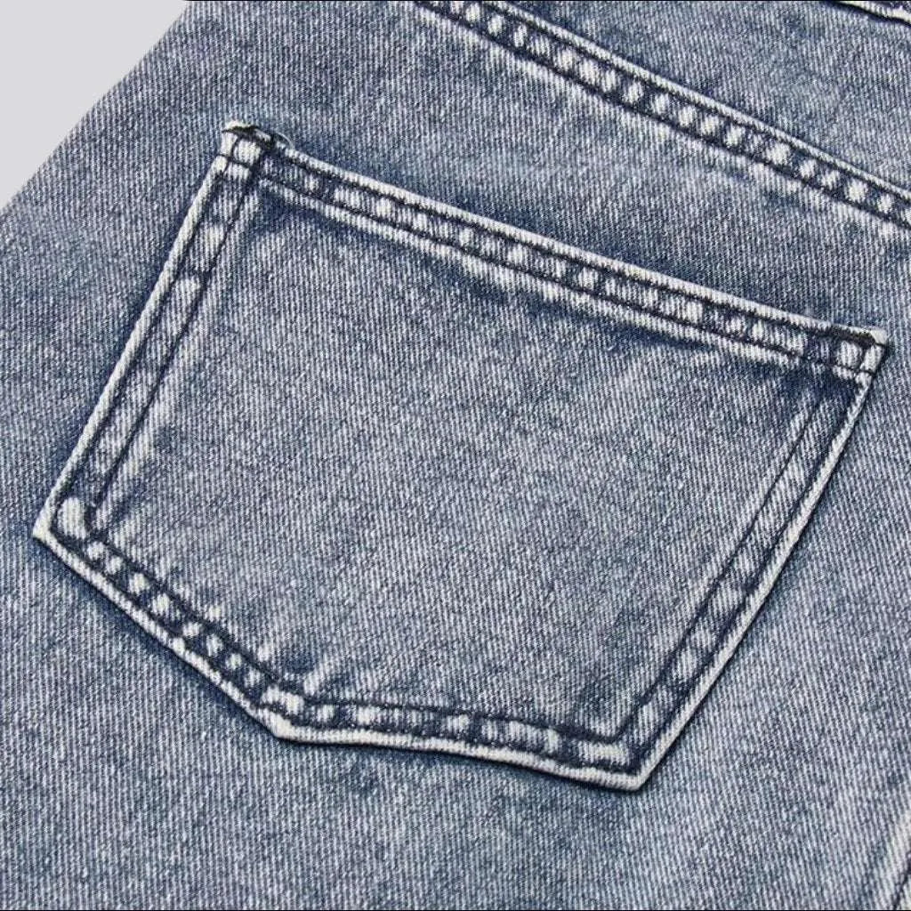 Long vintage jeans skirt
 for women