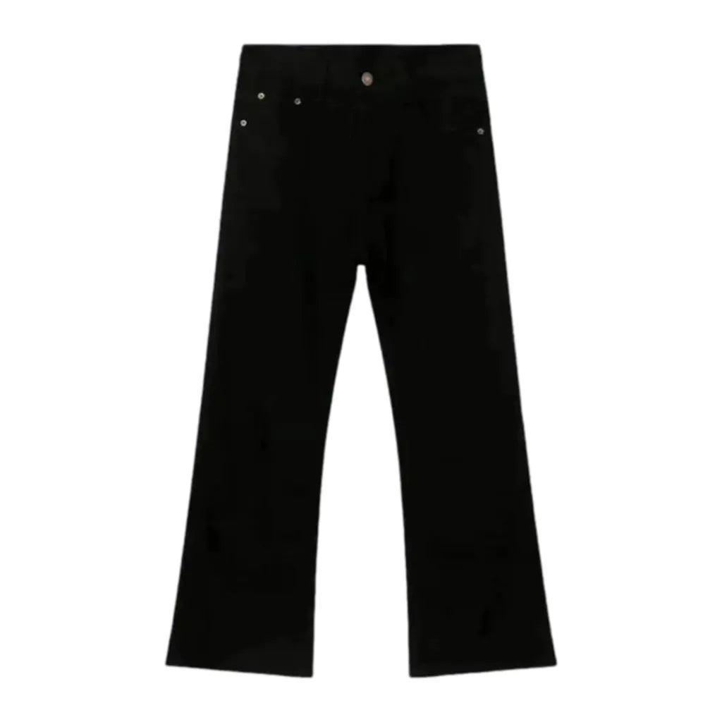 Fashion-forward Men's Denim - Black