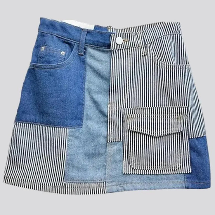 Mid-waist women's denim skirt | Jeans4you.shop