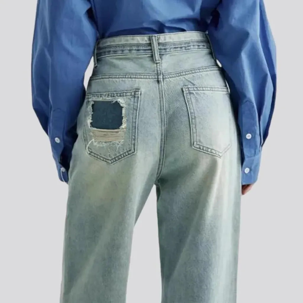 Wide women's vintage jeans