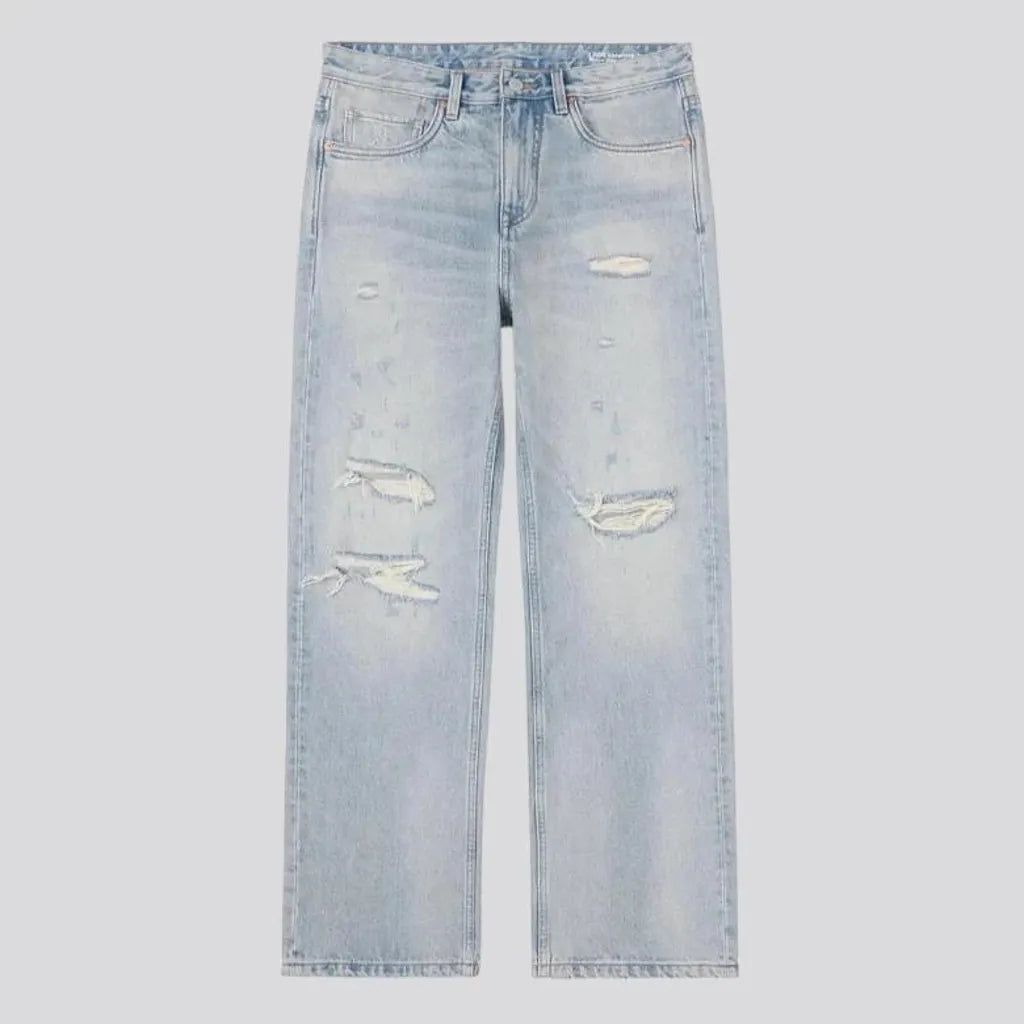 13.7oz men's street jeans