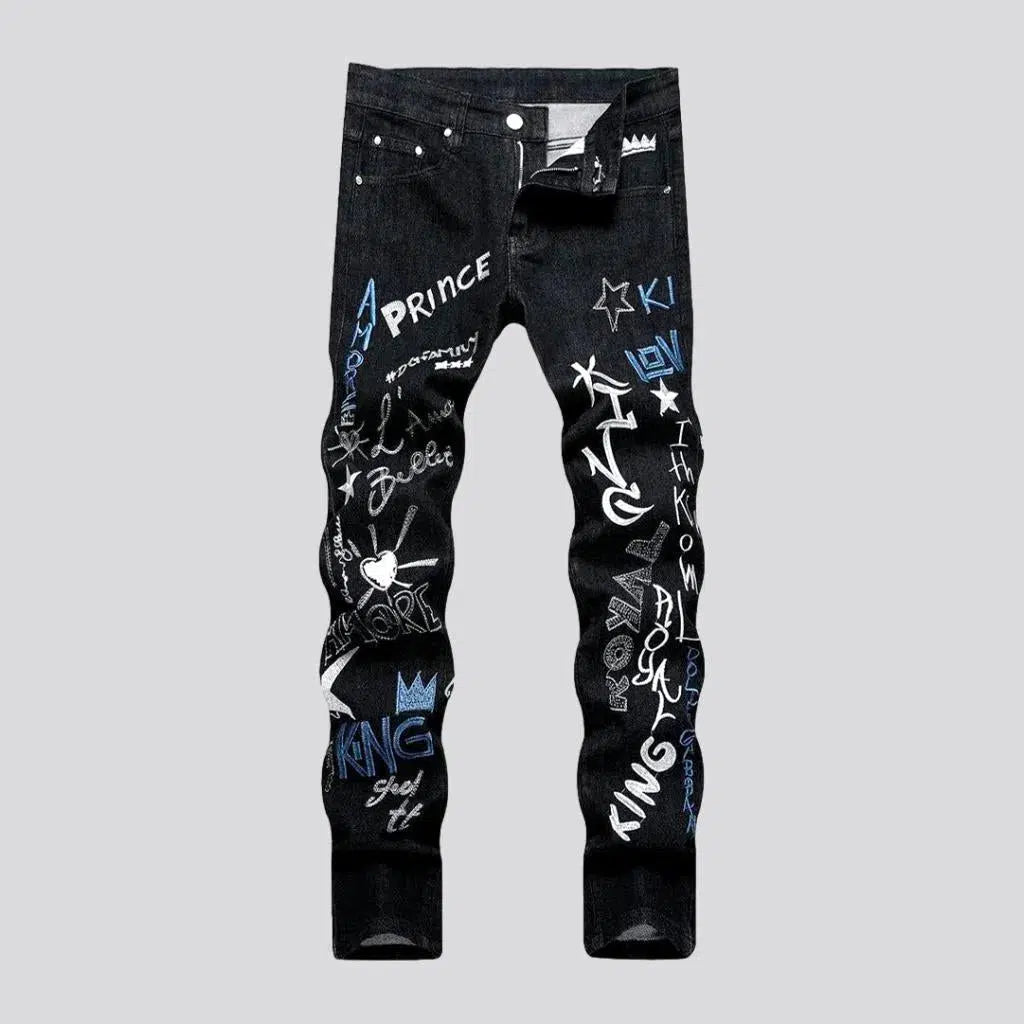 All-over-print men's y2k jeans | Jeans4you.shop