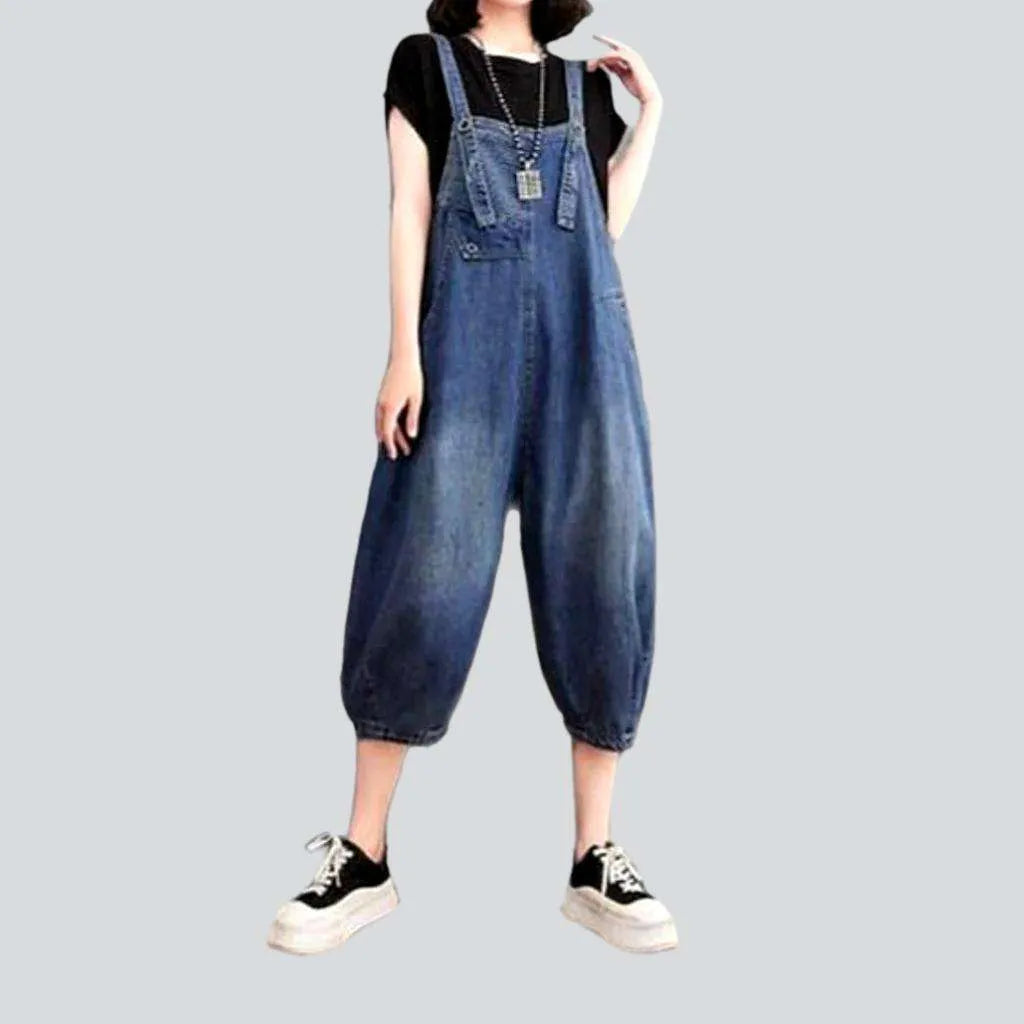 Baggy denim jumpsuit
 for ladies | Jeans4you.shop