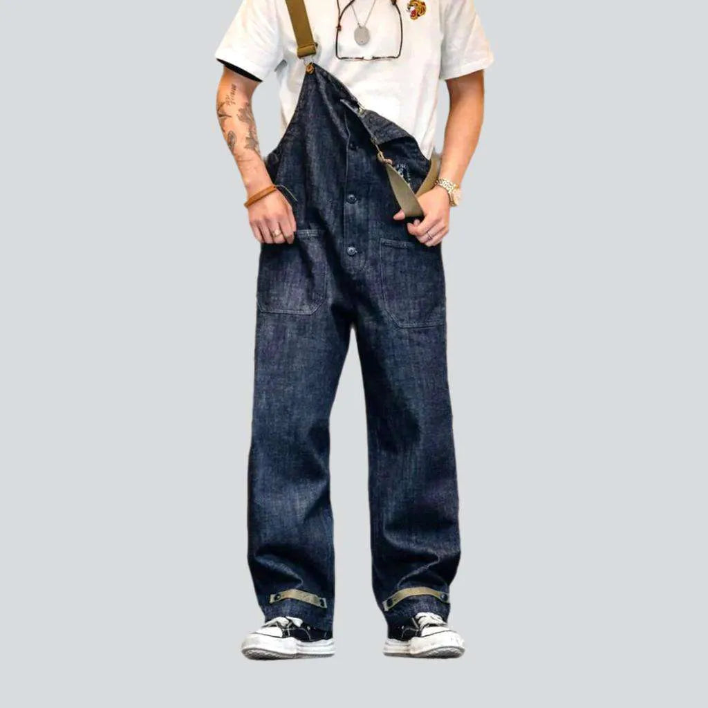 Baggy street men's jean jumpsuit | Jeans4you.shop