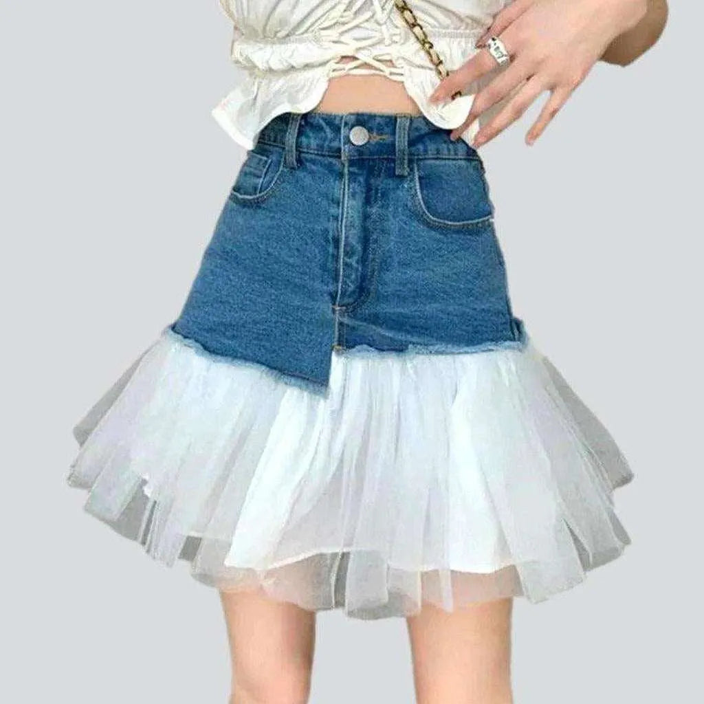 Ballet mini denim skirt | Jeans4you.shop