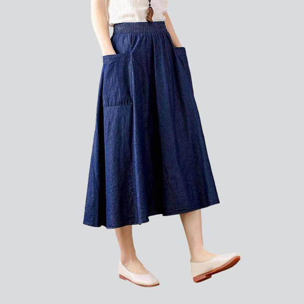 Big pocket women's denim skirt | Jeans4you.shop