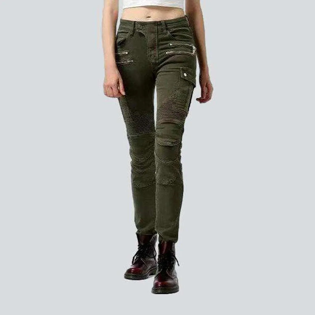 Biker protective jeans
 for women | Jeans4you.shop