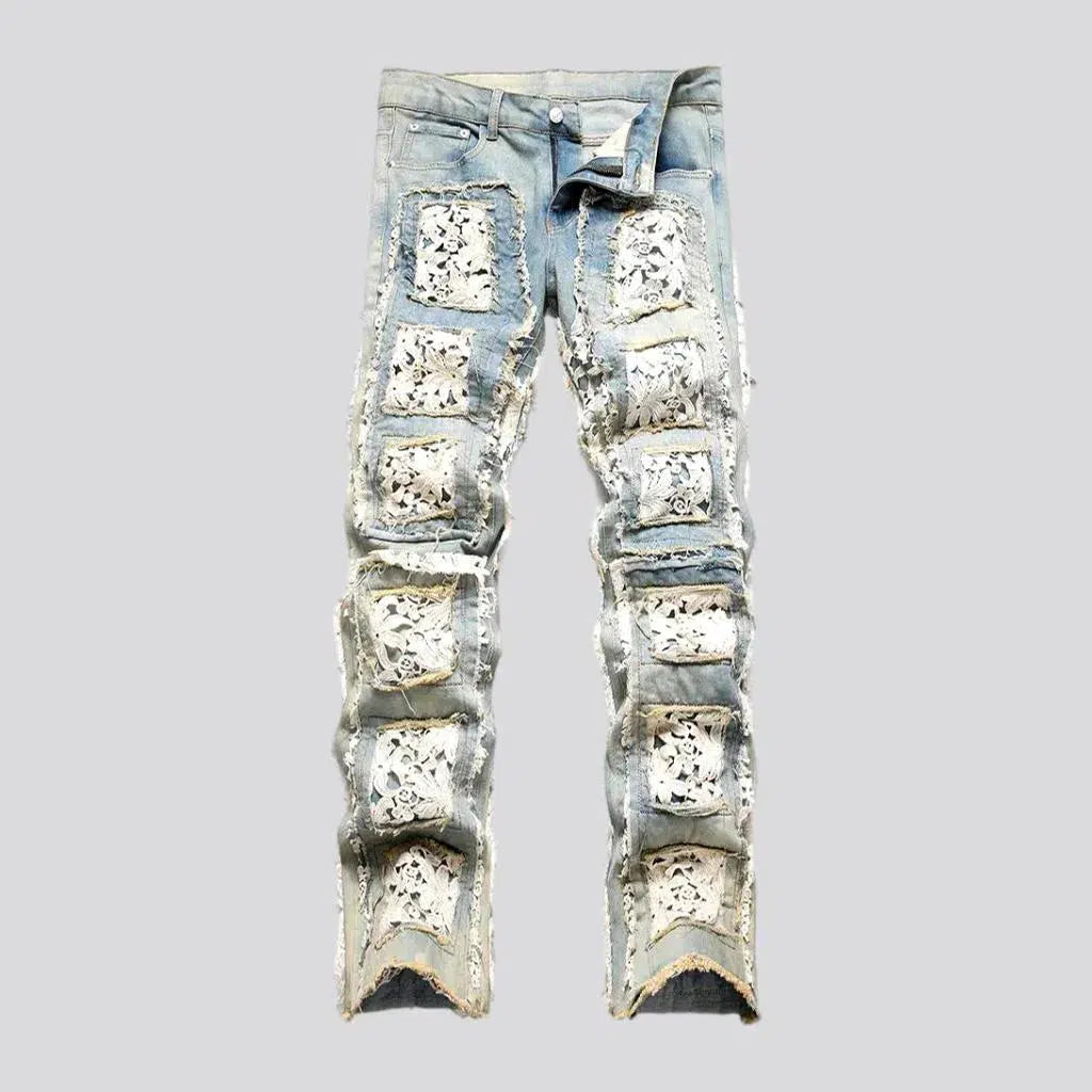 Boho stretchy jeans
 for men | Jeans4you.shop