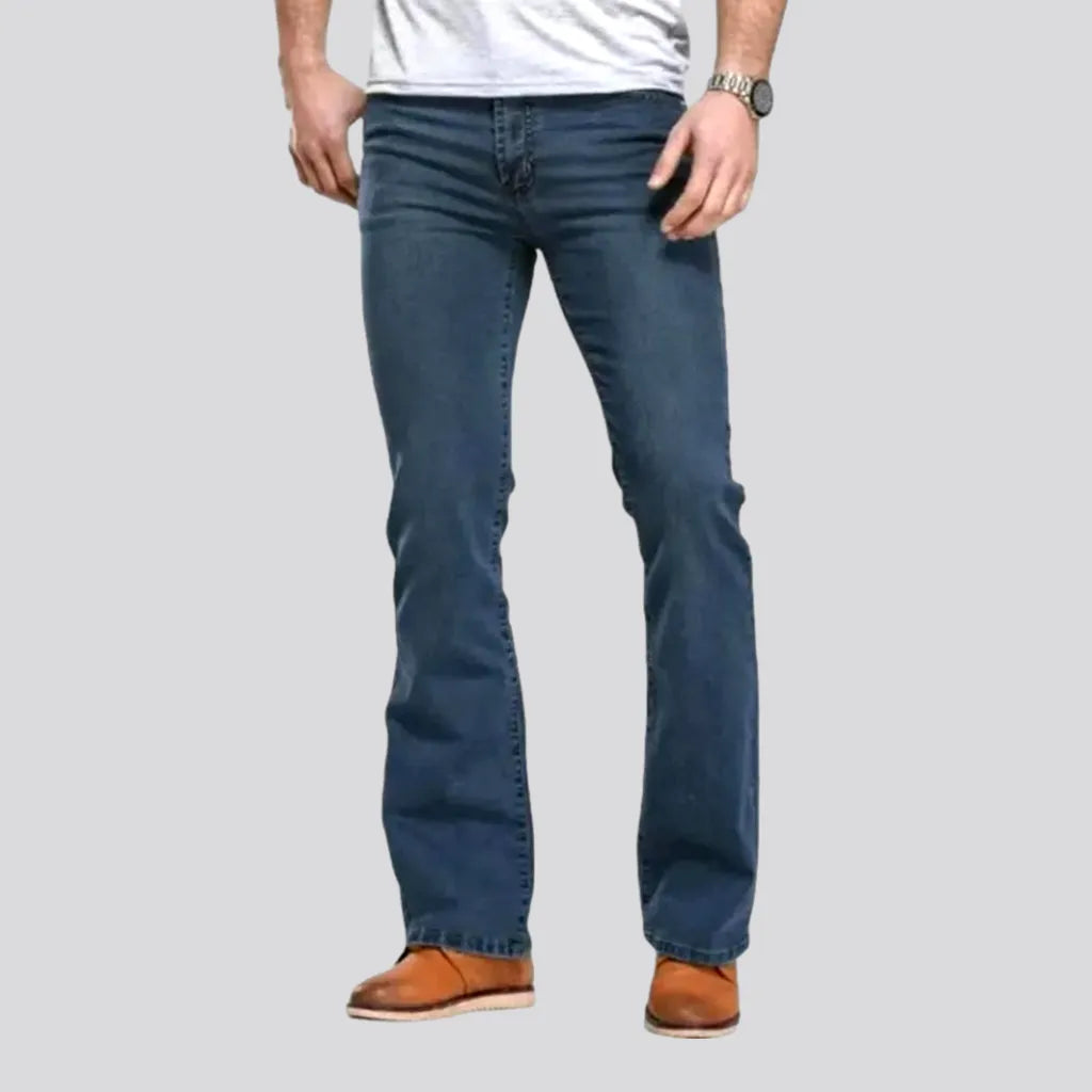 Bootcut men's stonewashed jeans | Jeans4you.shop