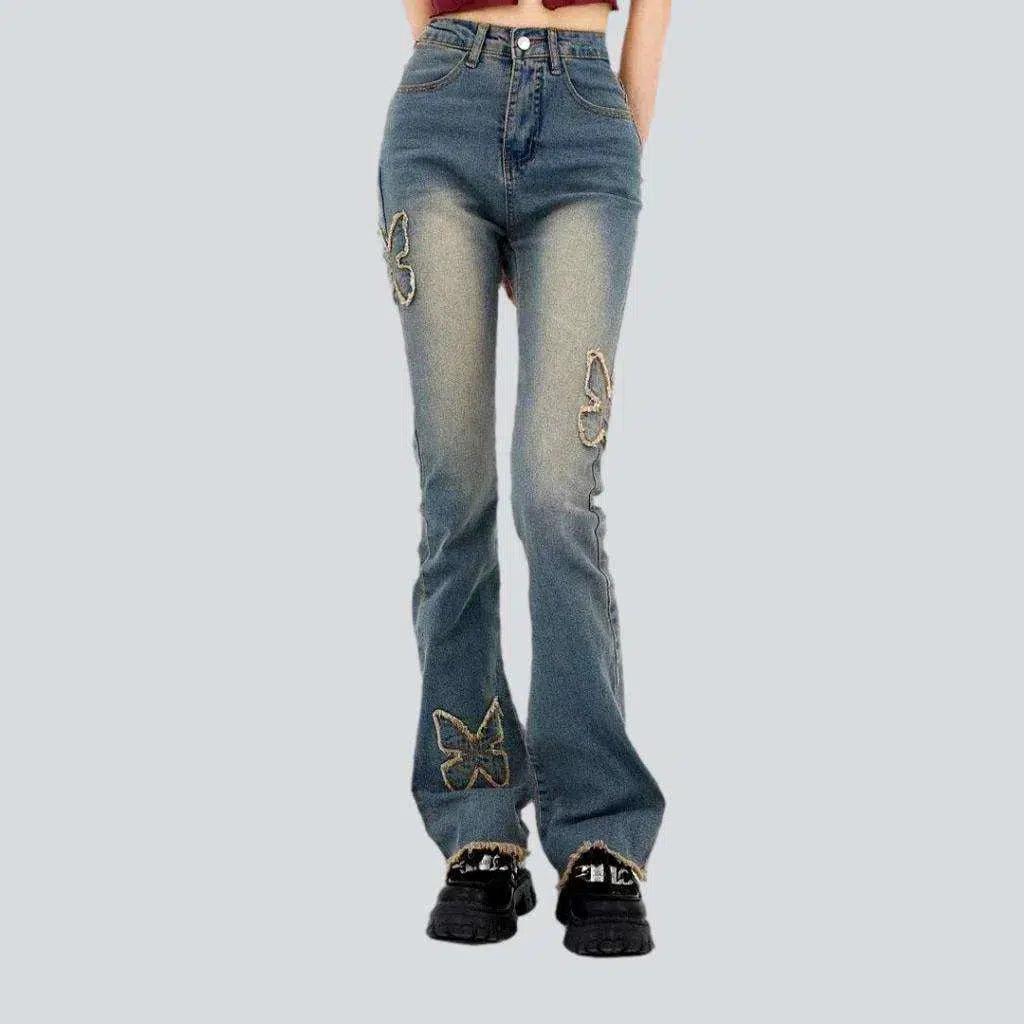 Bootcut raw women's hem jeans | Jeans4you.shop