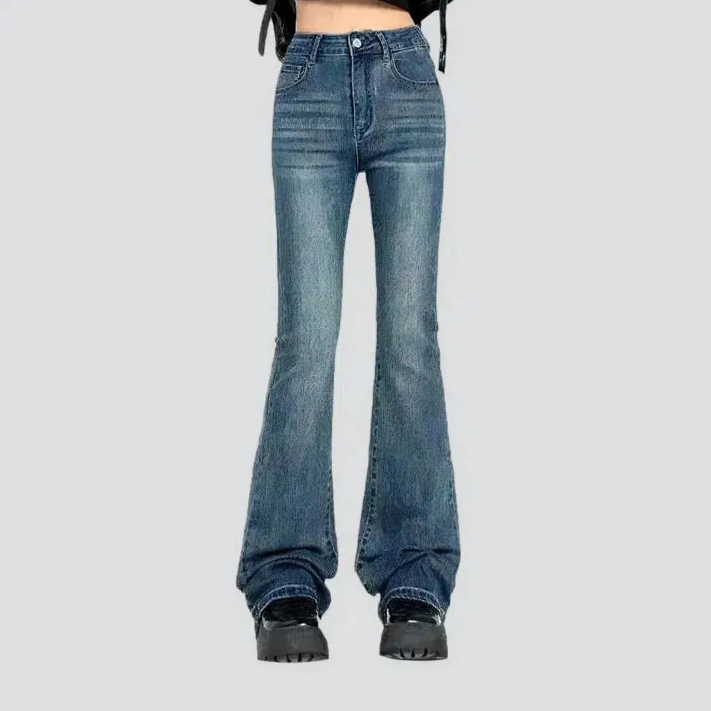 Bootcut sanded jeans
 for ladies | Jeans4you.shop
