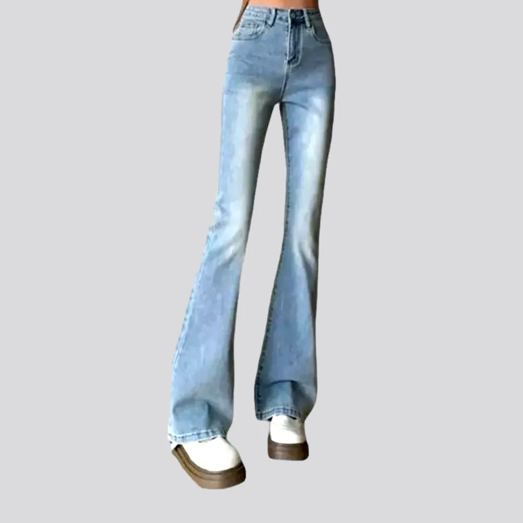Bootcut sanded jeans
 for women | Jeans4you.shop