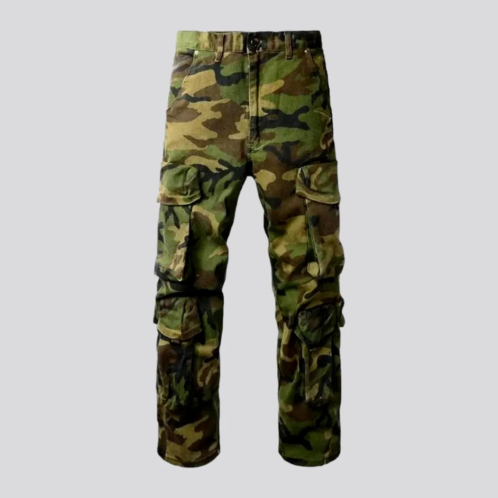 Camouflage men's denim pants | Jeans4you.shop