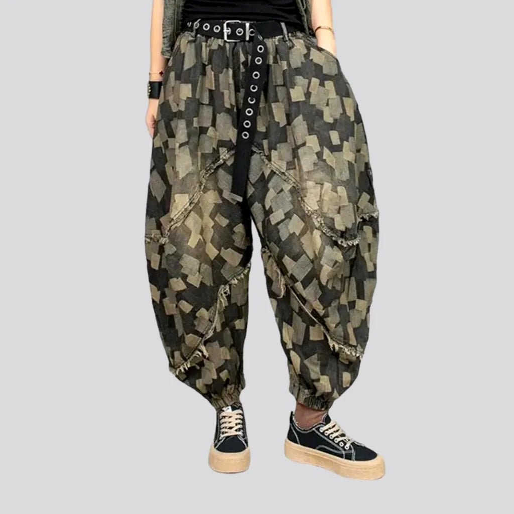 Camouflage women's denim pants | Jeans4you.shop
