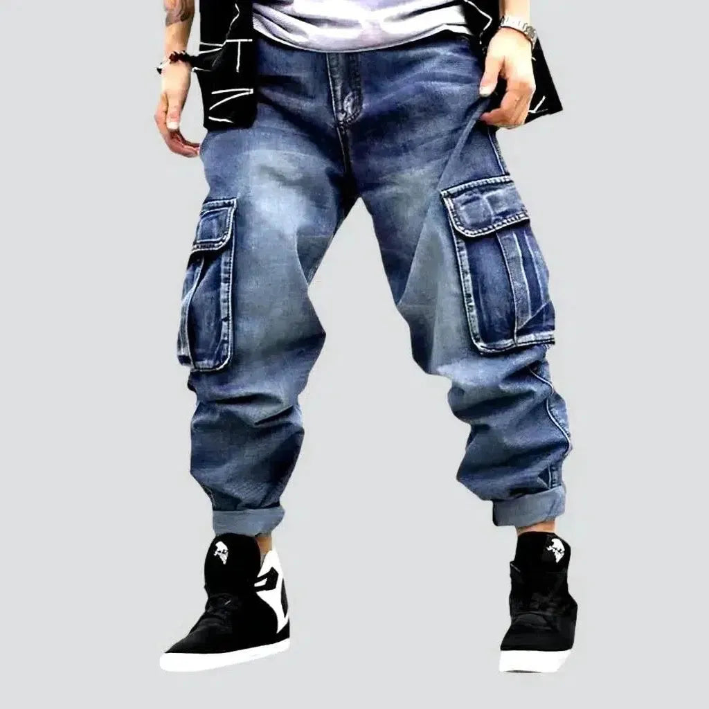 Cargo men's sanded jeans | Jeans4you.shop