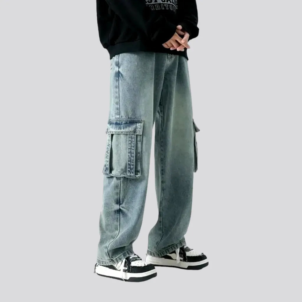 Cargo sanded jeans
 for men | Jeans4you.shop