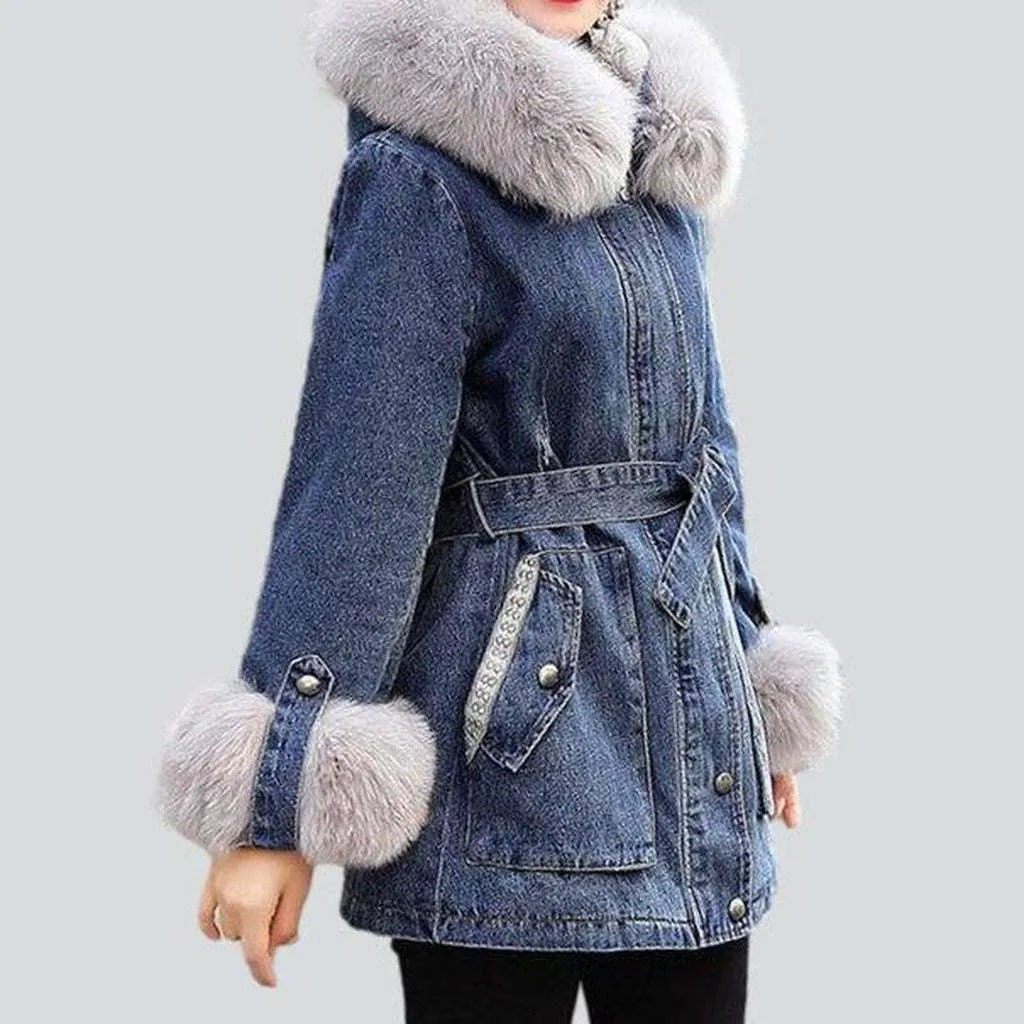Classic winter women's jeans jacket | Jeans4you.shop