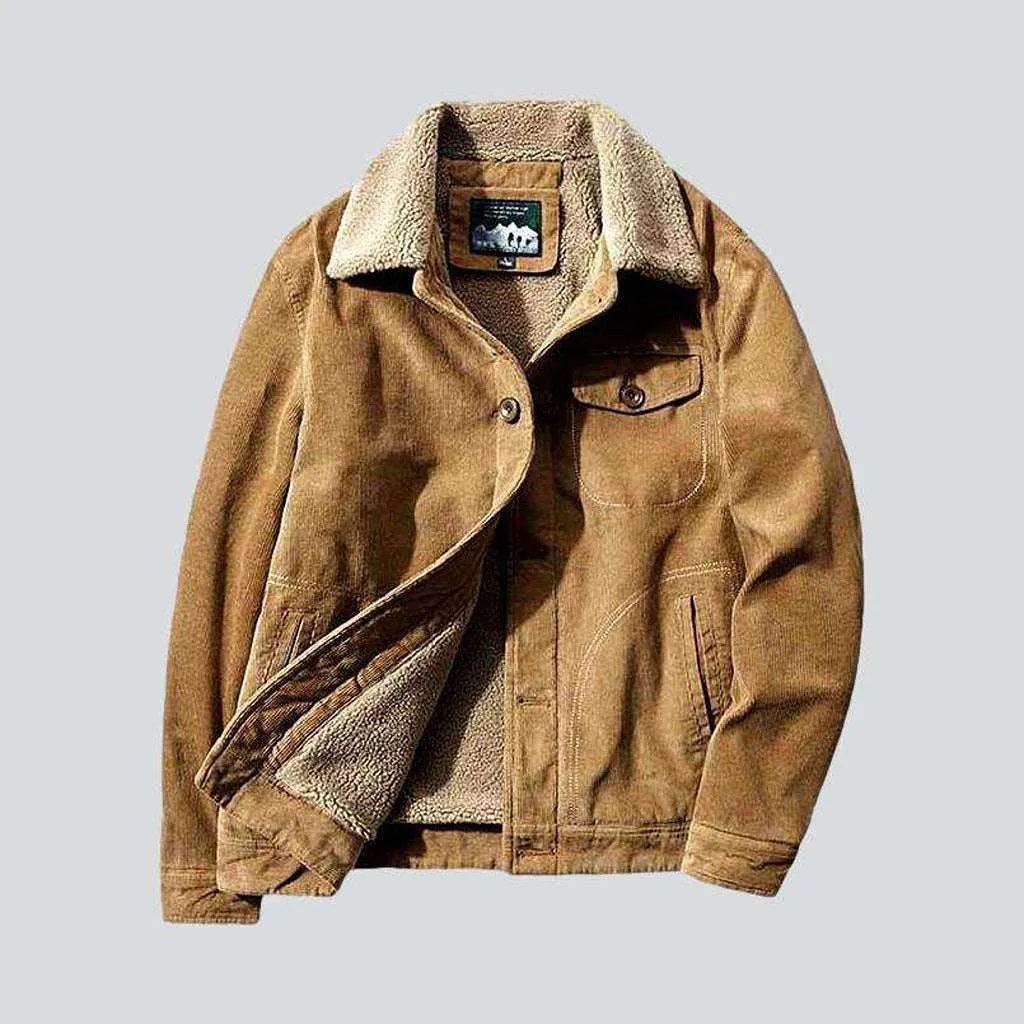 Color corduroy denim jacket
 for men | Jeans4you.shop