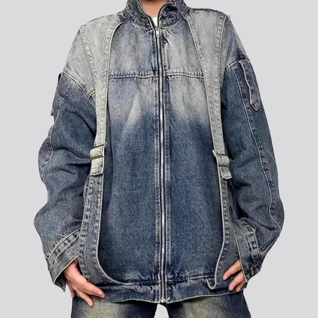 Contrast men's jean jacket | Jeans4you.shop