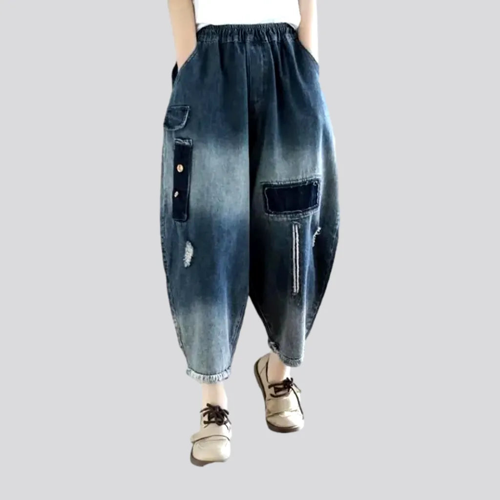 Contrast women's denim pants | Jeans4you.shop