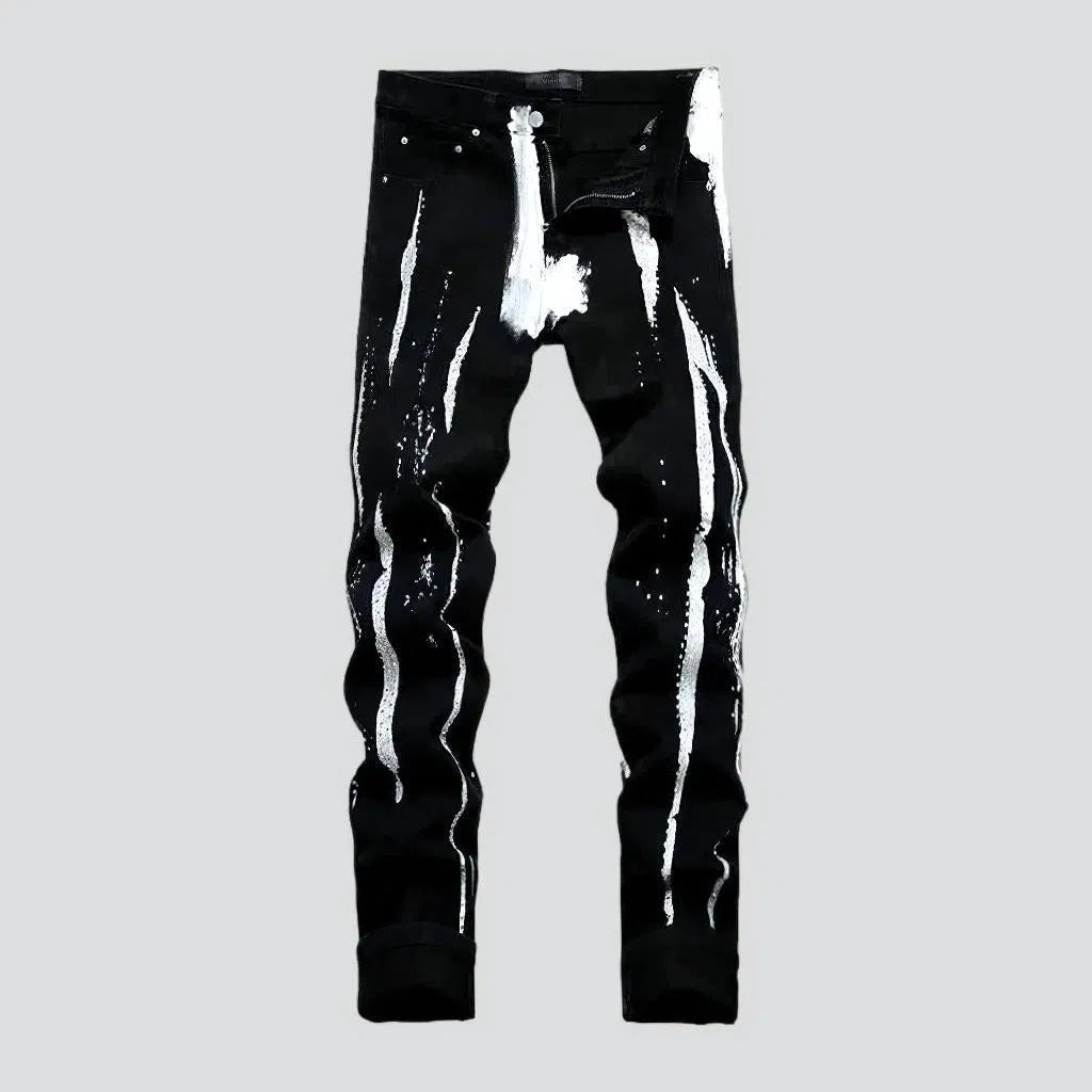 Diamond men's mid-waist jeans | Jeans4you.shop
