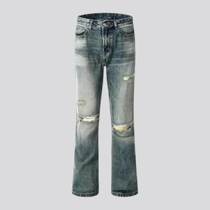 Distressed bootcut jeans
 for men | Jeans4you.shop