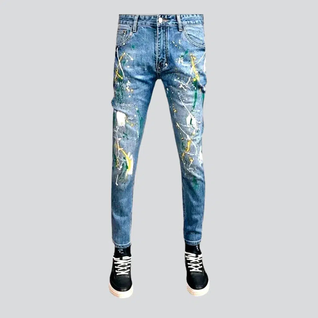 Distressed men's y2k jeans | Jeans4you.shop