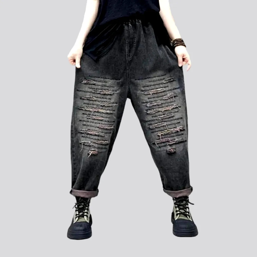 Distressed vintage denim pants
 for women | Jeans4you.shop