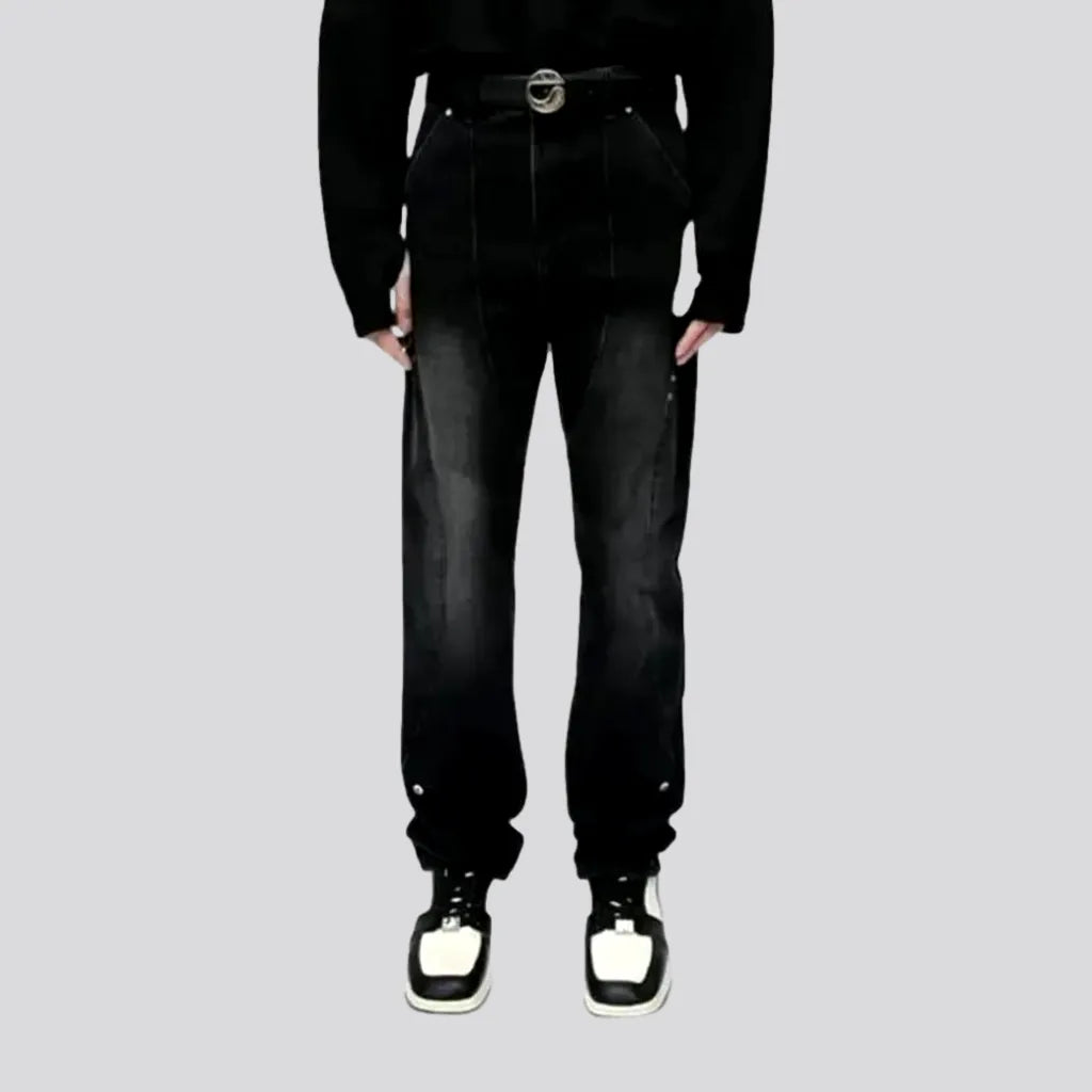 Embellished floor-length jeans
 for men | Jeans4you.shop