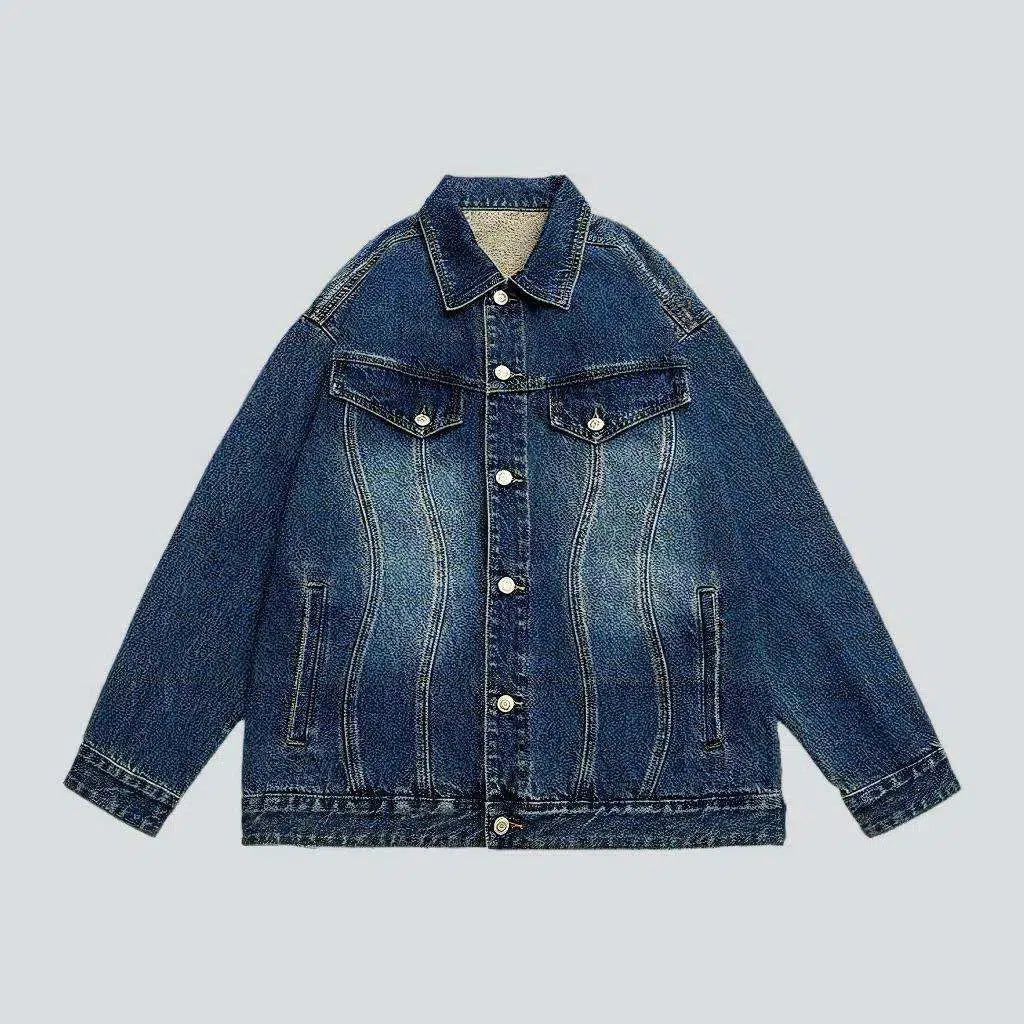 Fashion sanded men's denim jacket | Jeans4you.shop