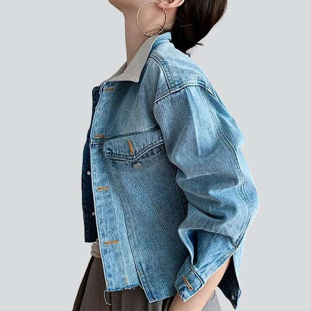 Fashion short women's denim coat | Jeans4you.shop