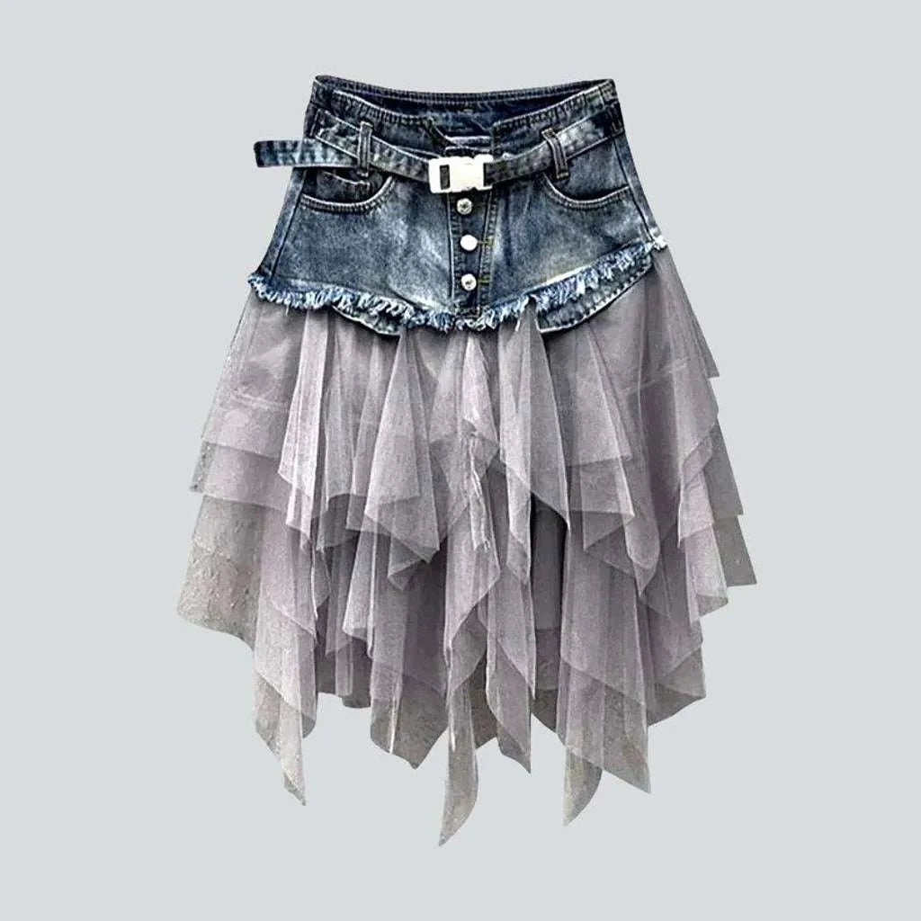 Fills midi fashion denim skirt | Jeans4you.shop