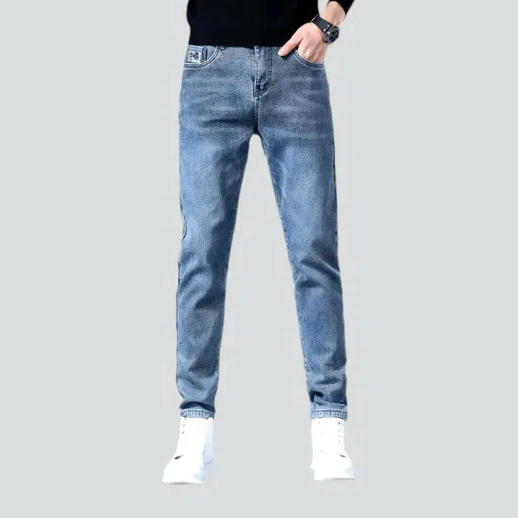Fleece casual jeans
 for men | Jeans4you.shop